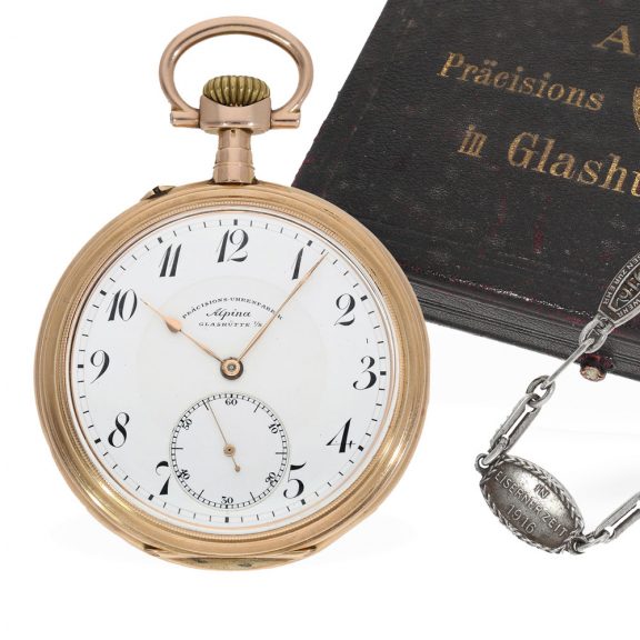 Very fine German 14 carat gold anker chronometer Circa 1916 Very fine German 14 carat gold anker chronometer Circa 1916