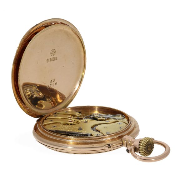 Very fine German 14 carat gold anker chronometer Circa 1916 Very fine German 14 carat gold anker chronometer Circa 1916
