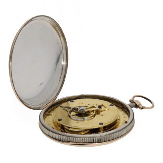 Swiss silver and gold astronomical pocket watch Circa 1780
