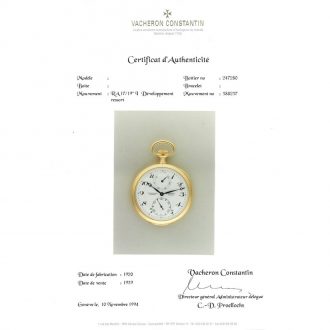 Swiss interesting 18 carat gold Observatory watch Circa 1920