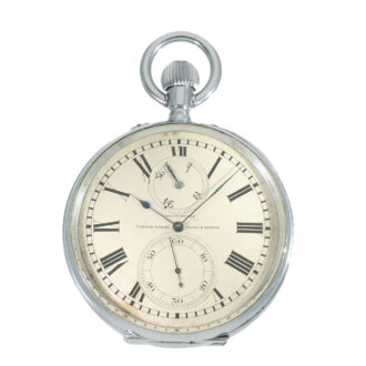Swiss stainless steel observatory chronometer with spring detent escapement Circa 1930