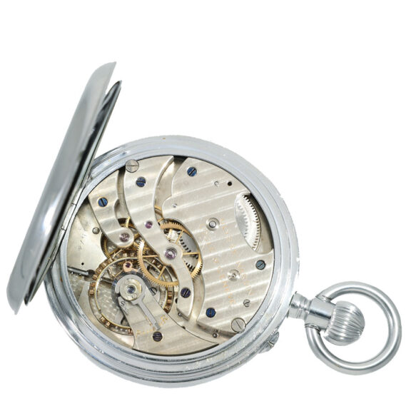 Swiss stainless steel observatory chronometer with spring detent escapement Circa 1930 Swiss stainless steel observatory chronometer with spring detent escapement Circa 1930