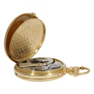 Heavy French 18 carat gold anker chronometer Circa 1870