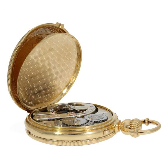 Heavy French 18 carat gold anker chronometer Circa 1870 Heavy French 18 carat gold anker chronometer Circa 1870