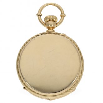 Heavy French 18 carat gold anker chronometer Circa 1870
