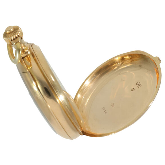Swiss 18 carat gold extremely fine Geneva anker chronometer Circa 1890 Swiss 18 carat gold extremely fine Geneva anker chronometer Circa 1890
