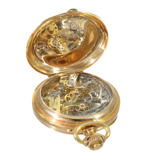Swiss 18 carat gold extremely fine Geneva anker chronometer Circa 1890 Swiss 18 carat gold extremely fine Geneva anker chronometer Circa 1890