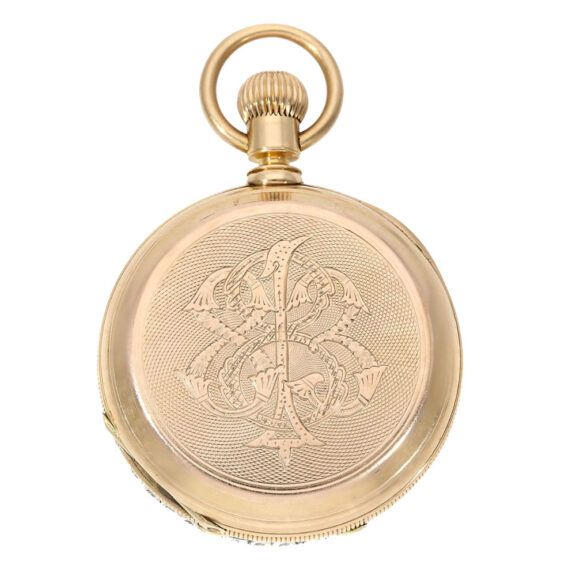Swiss unique Ankerchronometer with gemstones Circa 1875 Swiss unique Ankerchronometer with gemstones Circa 1875