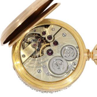 Swiss unique Ankerchronometer with gemstones Circa 1875
