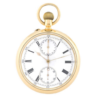 English exceptionally rare large gold pocket watch Circa 1898-1899