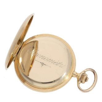 Movement, dial and dust cover are marked "Chronomètre"
