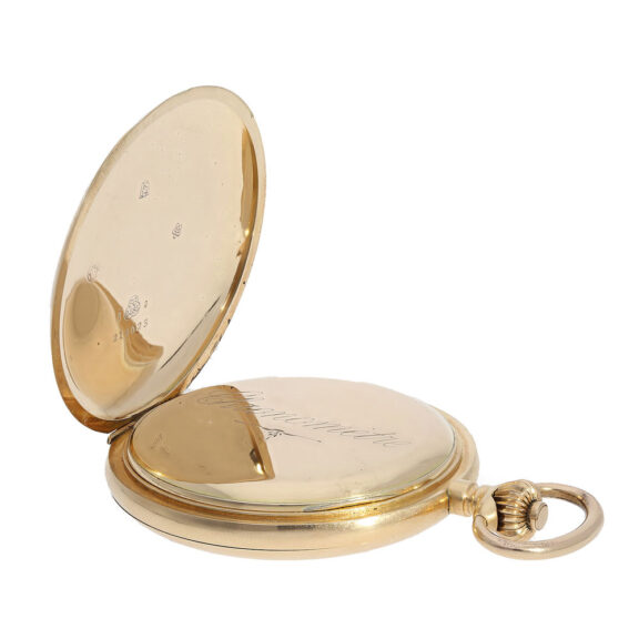 Movement, dial and dust cover are marked "Chronomètre" Movement, dial and dust cover are marked "Chronomètre"