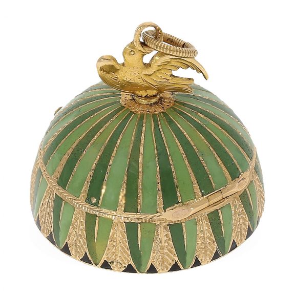 Swiss gold and enamel compass rose form watch Circa 1820 Swiss gold and enamel compass rose form watch Circa 1820