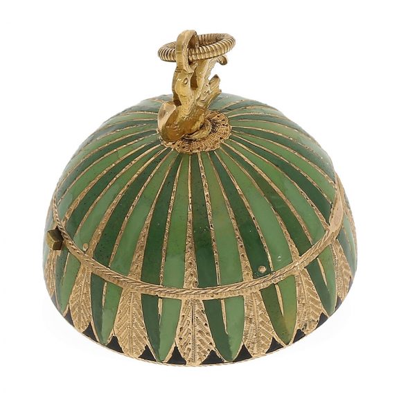 Swiss gold and enamel compass rose form watch Circa 1820 Swiss gold and enamel compass rose form watch Circa 1820