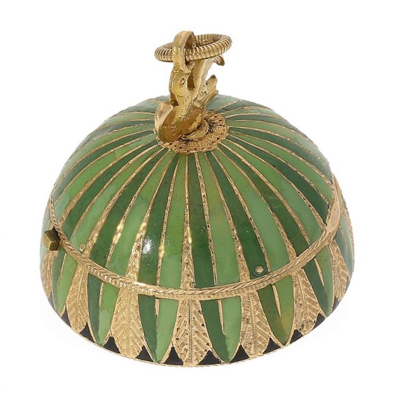 Swiss gold and enamel compass rose form watch Circa 1820 Swiss gold and enamel compass rose form watch Circa 1820