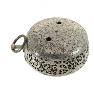 French silver pair cased oignon watch with alarm Circa 1680