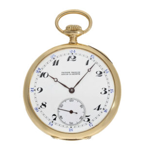 Swiss 18 carat gold extremely rare marksman's watch Circa 1924