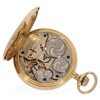 German American 14 carat gold precision pocket watch Circa 1895