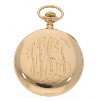 German American 14 carat gold precision pocket watch Circa 1895