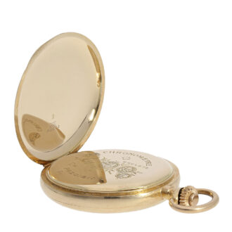 The dial, dust cover and movement are all proudly marked with the inscription "Chronomètre Genève"