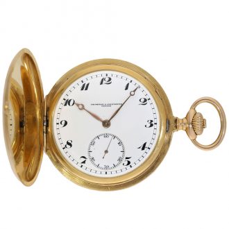 Very fine Swiss 18K rose gold anker chronometer Circa 1910