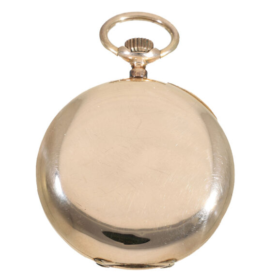 Swiss 14 carat gold large and heavy gold hunter case watch Circa 1890 Swiss 14 carat gold large and heavy gold hunter case watch Circa 1890