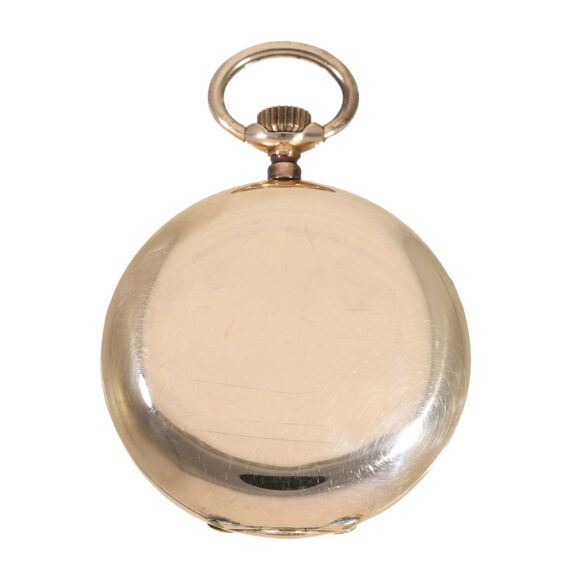Swiss 14 carat gold large and heavy gold hunter case watch Circa 1890 Swiss 14 carat gold large and heavy gold hunter case watch Circa 1890