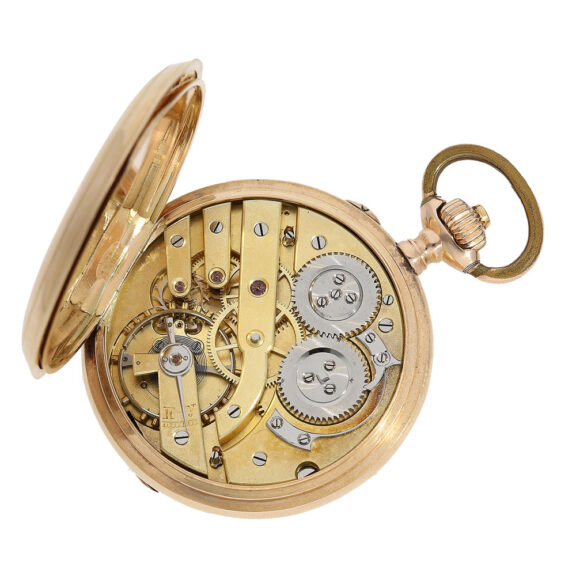 The movement boasts a very fine anchor chronometer escapement with wolf's teeth, a testament to Buhre's technical prowess and commitment to accuracy The movement boasts a very fine anchor chronometer escapement with wolf's teeth, a testament to Buhre's technical prowess and commitment to accuracy