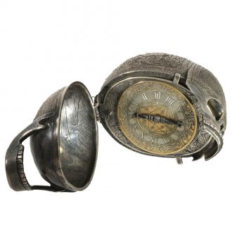 German early silver skull shaped pendant watch Circa 1700