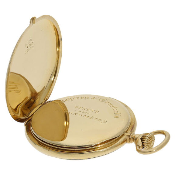 Swiss 18 carat gold “Chronometer” in original sales box Circa 1915 Swiss 18 carat gold “Chronometer” in original sales box Circa 1915