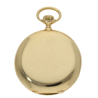 Swiss 18 carat gold “Chronometer” in original sales box Circa 1915
