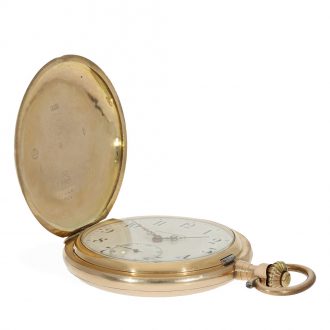 Large Swiss 14 carat gold chronometer pocket watch Circa 1900 Large Swiss 14 carat gold chronometer pocket watch Circa 1900