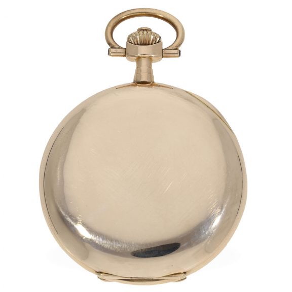 Large Swiss 14 carat gold chronometer pocket watch Circa 1900 Large Swiss 14 carat gold chronometer pocket watch Circa 1900