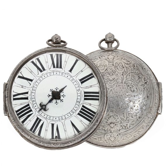 French single handed oignon watch with rare escapement Circa 1690