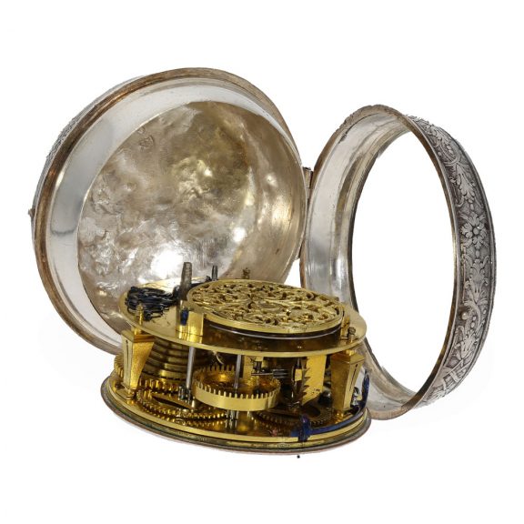 French single handed oignon watch with rare escapement Circa 1690 French single handed oignon watch with rare escapement Circa 1690