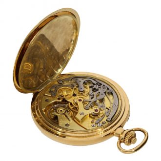 Swiss 18 carat gold chrono tachymeter with lever escapement Circa 1934