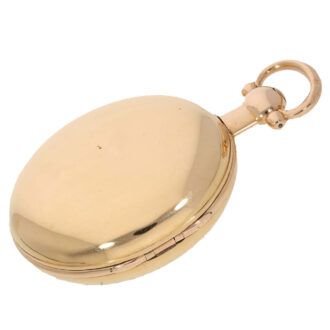 English 18 carat gold extremely heavy chronometer Circa 1809
