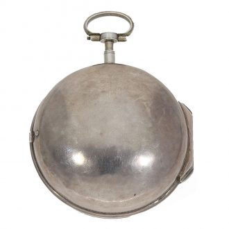 Impressive Swiss silver pair cased verge watch Circa 1685