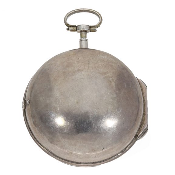 Impressive Swiss silver pair cased verge watch Circa 1685 Impressive Swiss silver pair cased verge watch Circa 1685