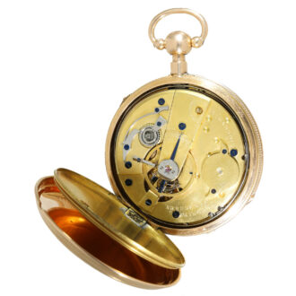 Danish 18 carat gold early duplex repeater watch Circa 1811