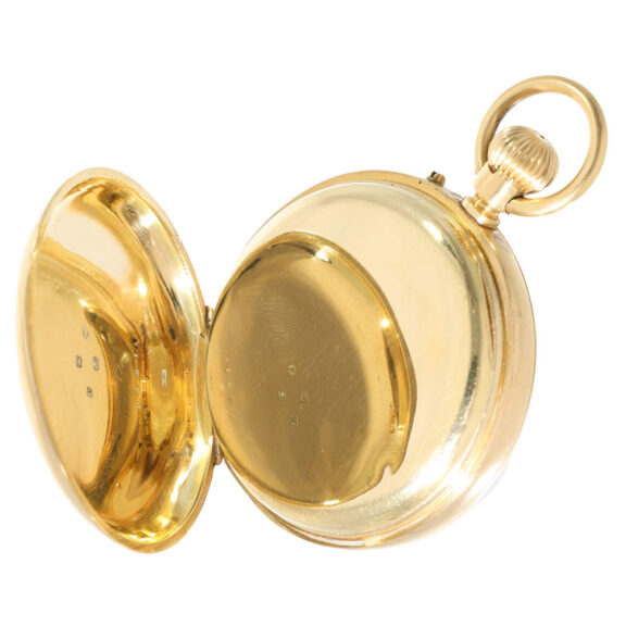English 18 carat gold lever chronometer watch Circa 1882 English 18 carat gold lever chronometer watch Circa 1882