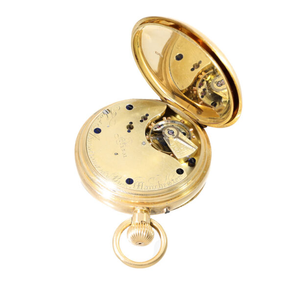 English 18 carat gold lever chronometer watch Circa 1882 English 18 carat gold lever chronometer watch Circa 1882