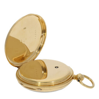 English 18 carat gold very fine pocket chronometer Circa 1874