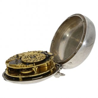 German silver astronomical pocket and coach watch Circa 1670