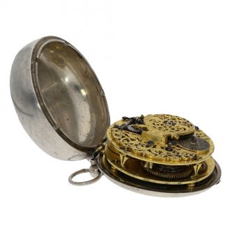 German silver astronomical pocket and coach watch Circa 1670