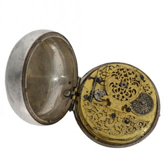 German silver astronomical pocket and coach watch Circa 1670