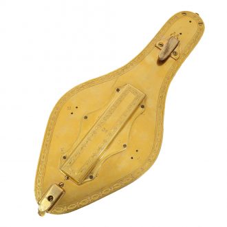 English fire gilded verge watch with pedometer Circa 1799
