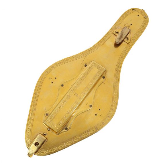 English fire gilded verge watch with pedometer Circa 1799 English fire gilded verge watch with pedometer Circa 1799