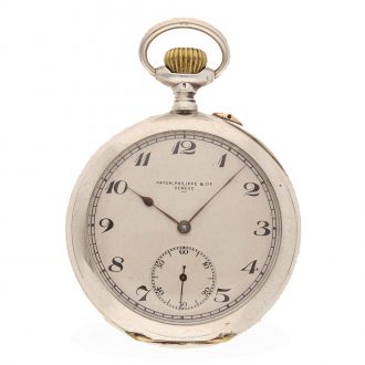 Swiss silver anker chronometer with extract from the archives Circa 1921