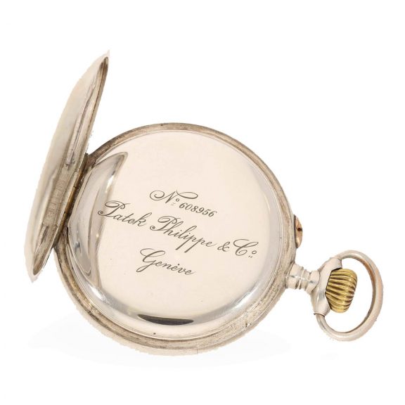 Swiss silver anker chronometer with extract from the archives Circa 1921 Swiss silver anker chronometer with extract from the archives Circa 1921